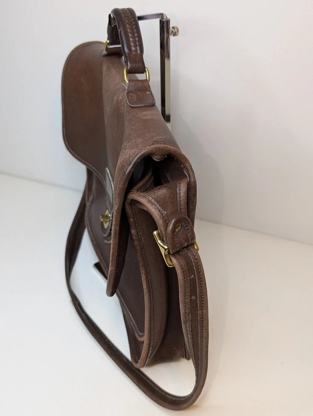 Coach 5180 Brown Metropolitan Briefcase USA Brass Devil Wears Prada 2